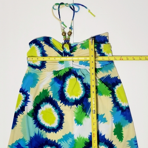 Club Metro Burst of Color Maxi Dress (M) - Picture 7 of 8